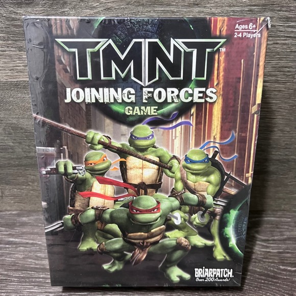 TMNT Teenage Mutant Ninja Turtles Joining Forces Game Briarpatch Ages 6+ New - Picture 12 of 12